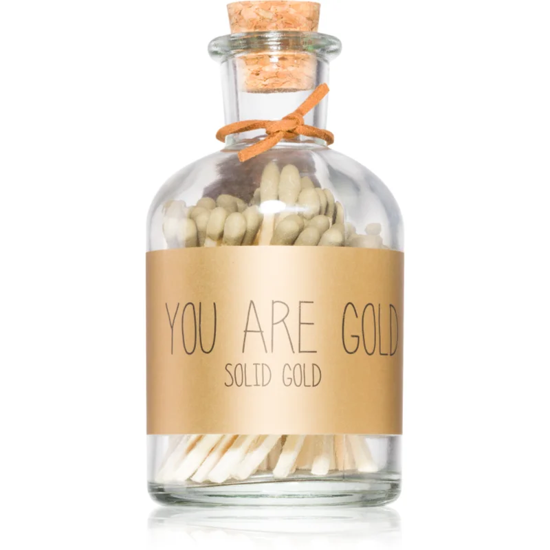 My Flame Matches You Are Gold zápalky 80 ks - parfo.cz