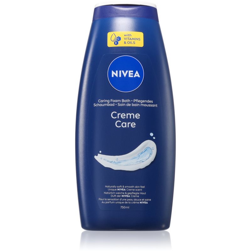 NIVEA Creme Care krémová pěna do koupele 750 ml - parfo.cz
