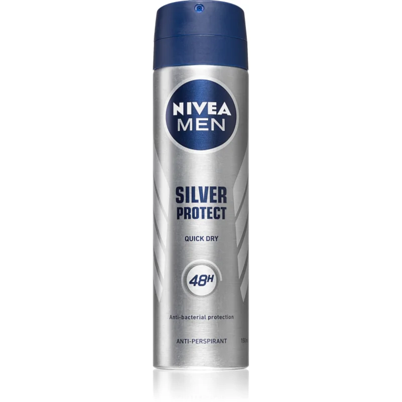 NIVEA MEN Silver Protect antiperspirant ve spreji 48h 150 ml - parfo.cz