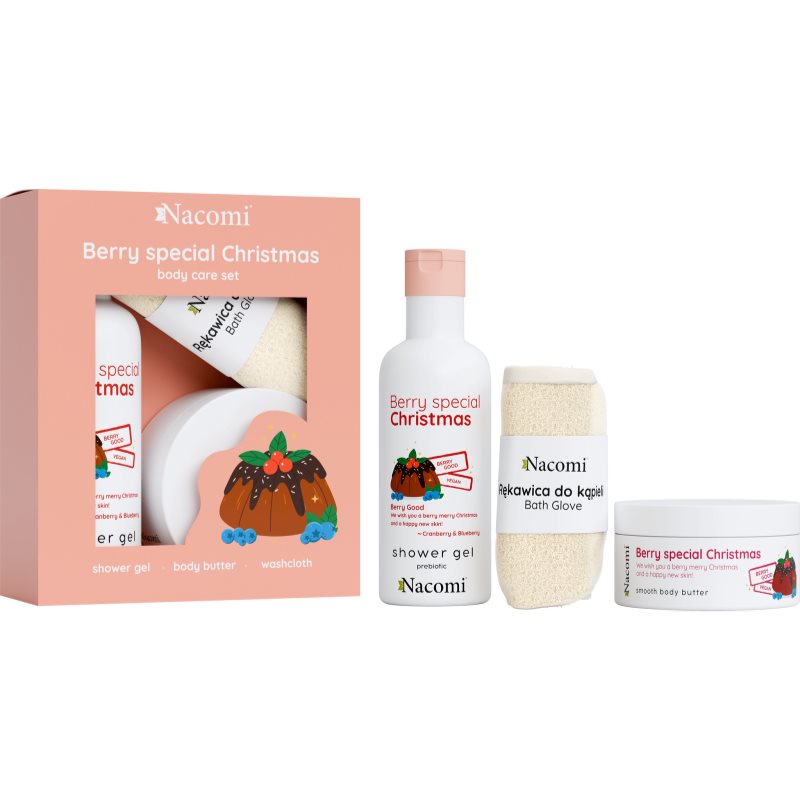 Nacomi Berry Special Christmas dárková sada na tělo - parfo.cz