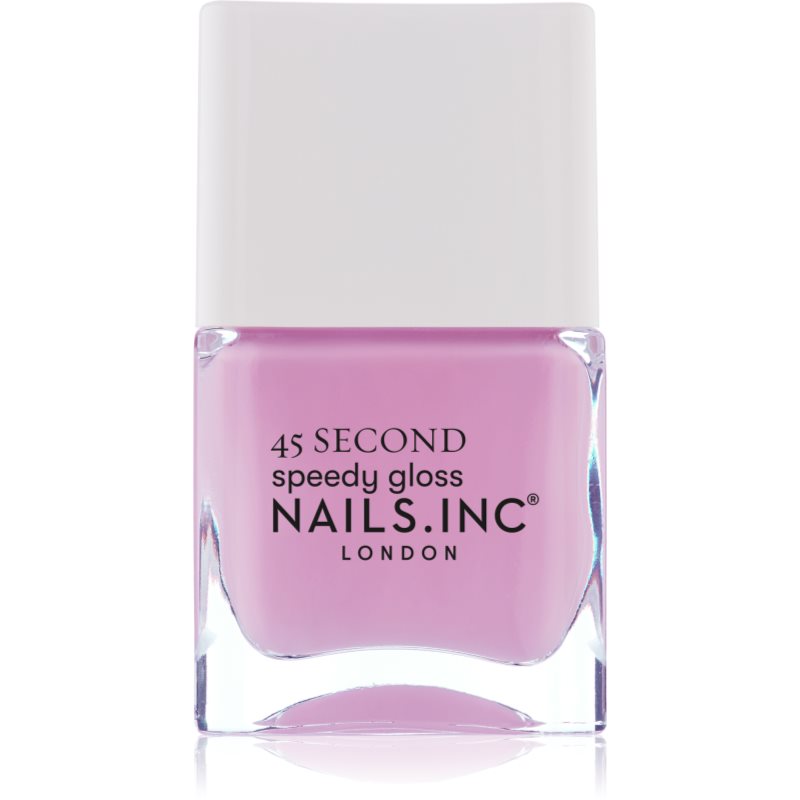 Nails Inc. 45 Second Speedy Gloss rychleschnoucí lak na nehty odstín Ready for Richmond 14 ml - parfo.cz