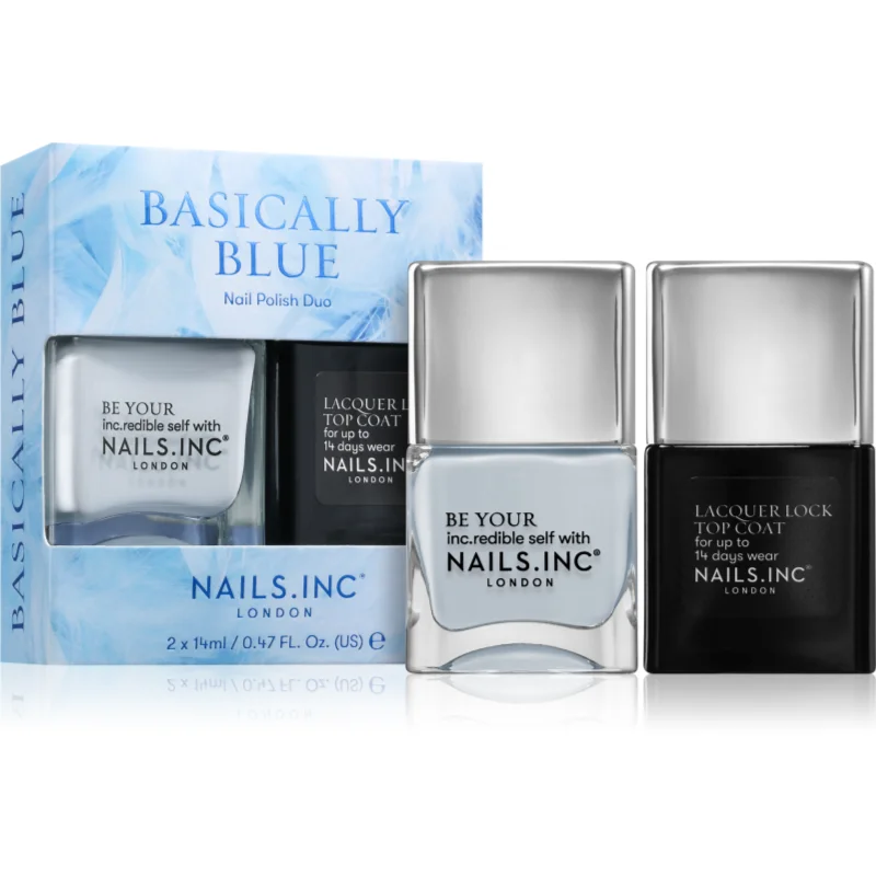 Nails Inc. Basically Blue sada laků na nehty - parfo.cz