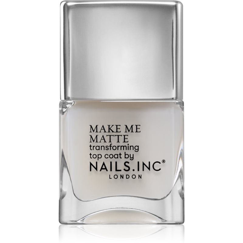 Nails Inc. Better on Top Matte rychleschnoucí vrchní lak s matným efektem 14 ml - parfo.cz
