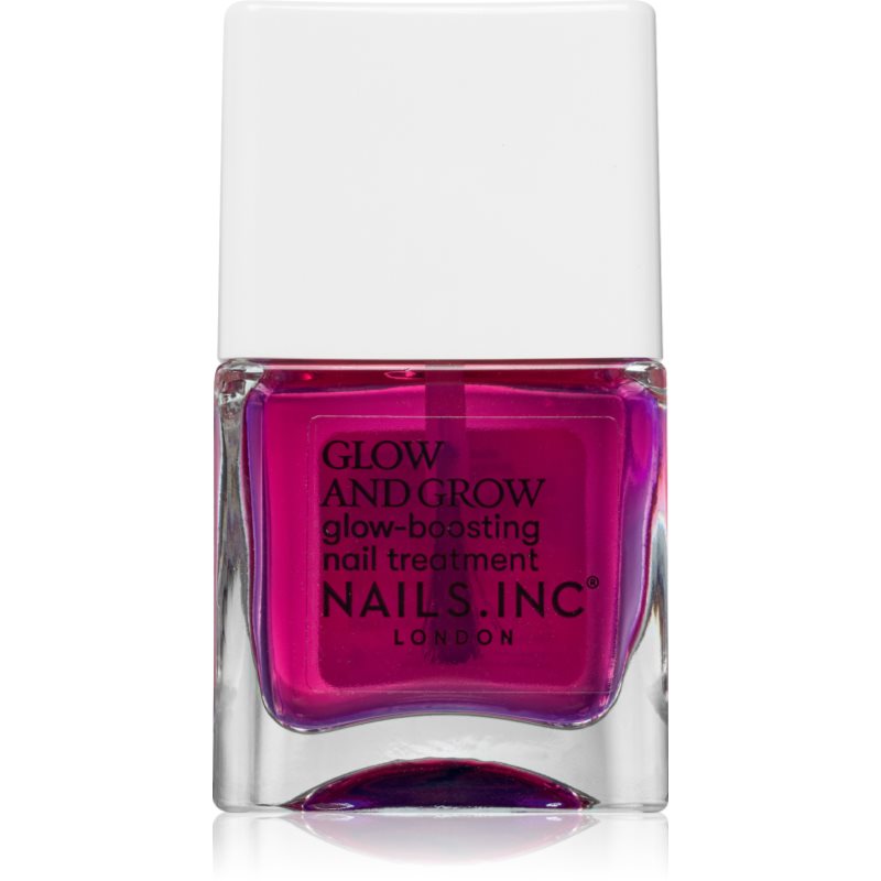 Nails Inc. Glow and Grow Nail Growth Treatment posilující lak na nehty 14 ml - parfo.cz