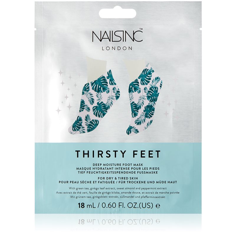 Nails Inc. Thirsty Feet hydratační maska na nohy 18 ml - parfo.cz