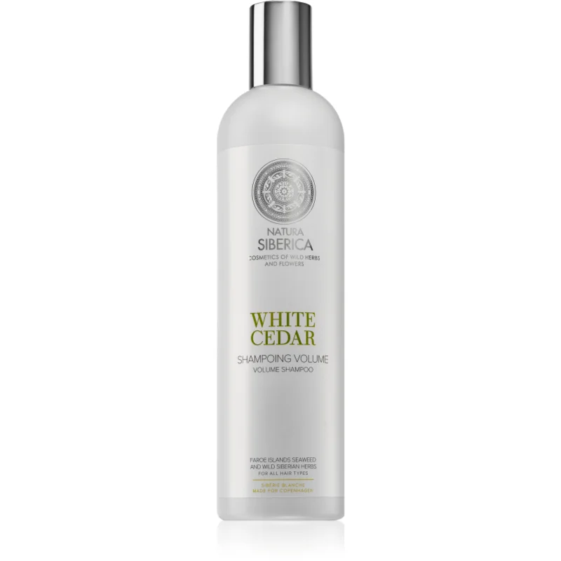 Natura Siberica Copenhagen White Cedar objemový šampon pro všechny typy vlasů 400 ml - parfo.cz