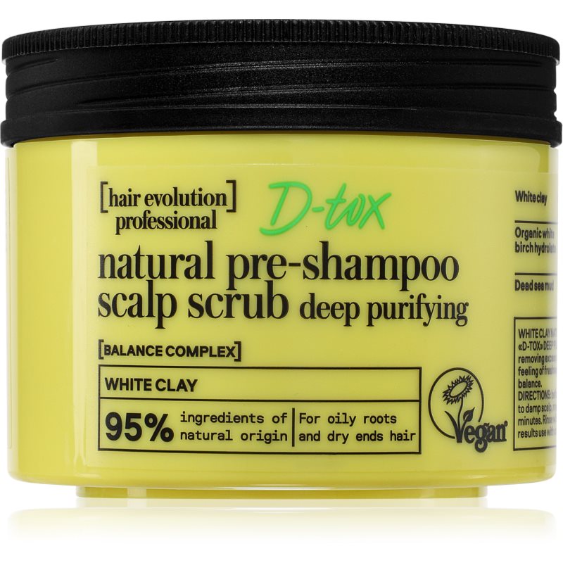Natura Siberica Hair Evolution D-Tox hloubkově čisticí peeling na vlasy a vlasovou pokožku 150 ml - parfo.cz