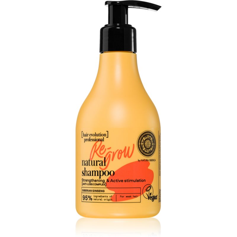 Natura Siberica Hair Evolution Re-Grow posilující šampon pro slabé vlasy s tendencí vypadávat 245 ml - parfo.cz