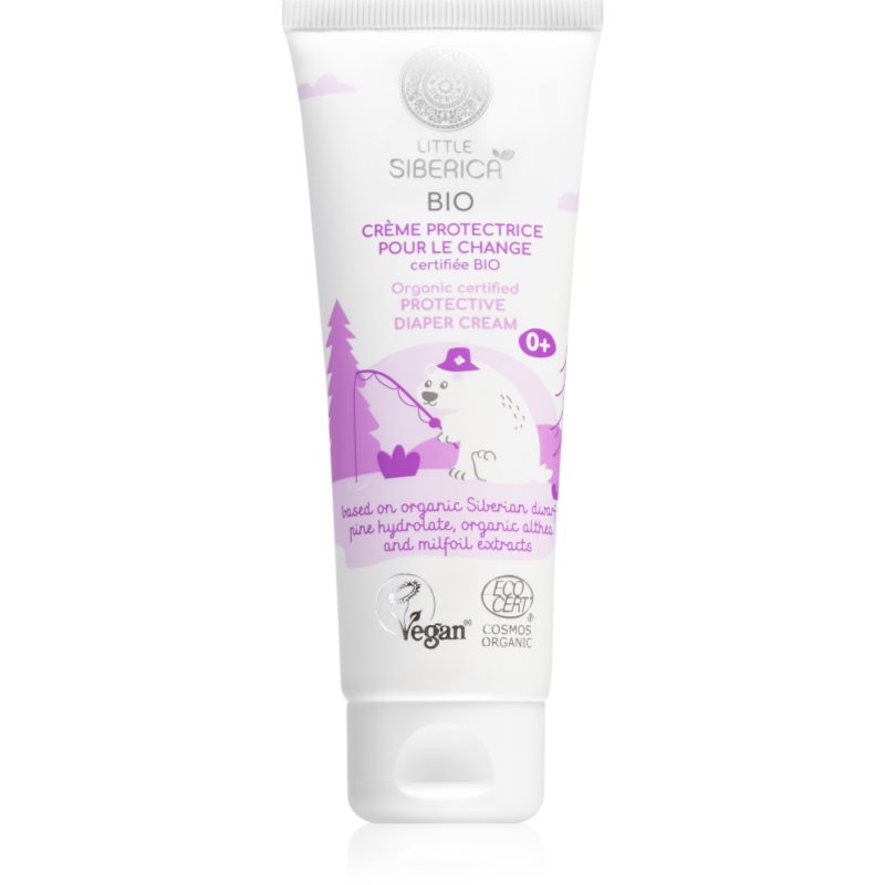 Natura Siberica Little Siberica BIO dětský ochranný krém proti opruzeninám 75 ml - parfo.cz