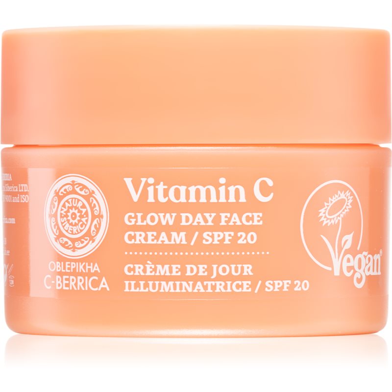 Natura Siberica Oblepikha C-Berrica rozjasňující denní krém SPF 20 50 ml - parfo.cz