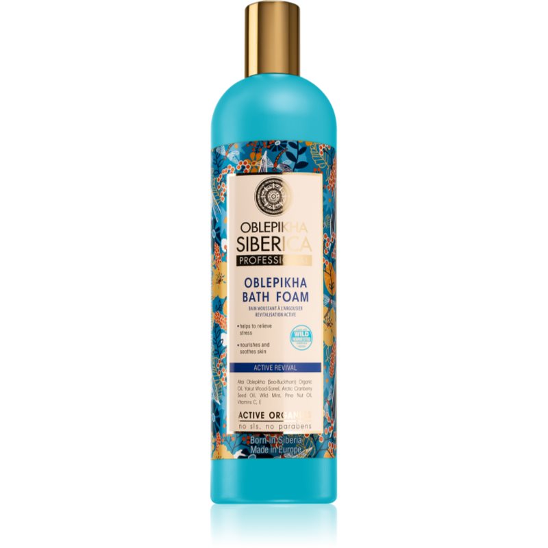 Natura Siberica Oblepikha (Sea-Buckthorn) revitalizační pěna do koupele 550 ml - parfo.cz