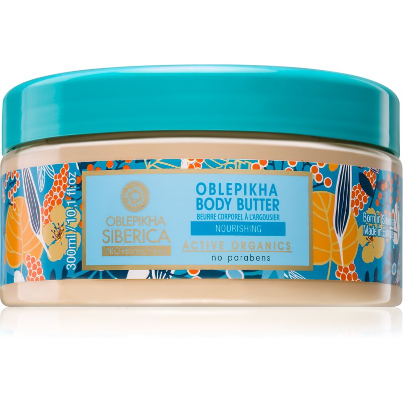 Natura Siberica Oblepikha (Sea-Buckthorn) vyživující tělové máslo 300 ml - parfo.cz