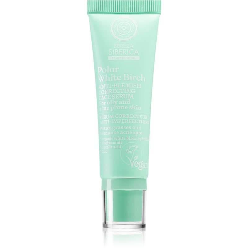 Natura Siberica Polar White Birch korekční sérum pro mastnou a problematickou pleť 30 ml - parfo.cz