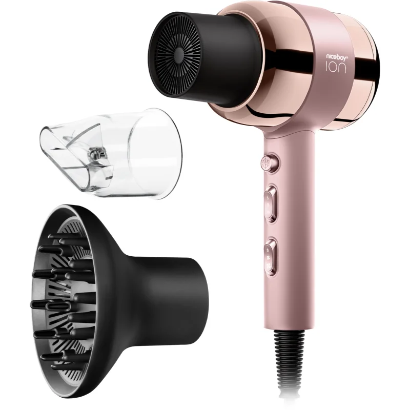 Niceboy Airsonic PRO Pink fén na vlasy růžová 1 ks - parfo.cz