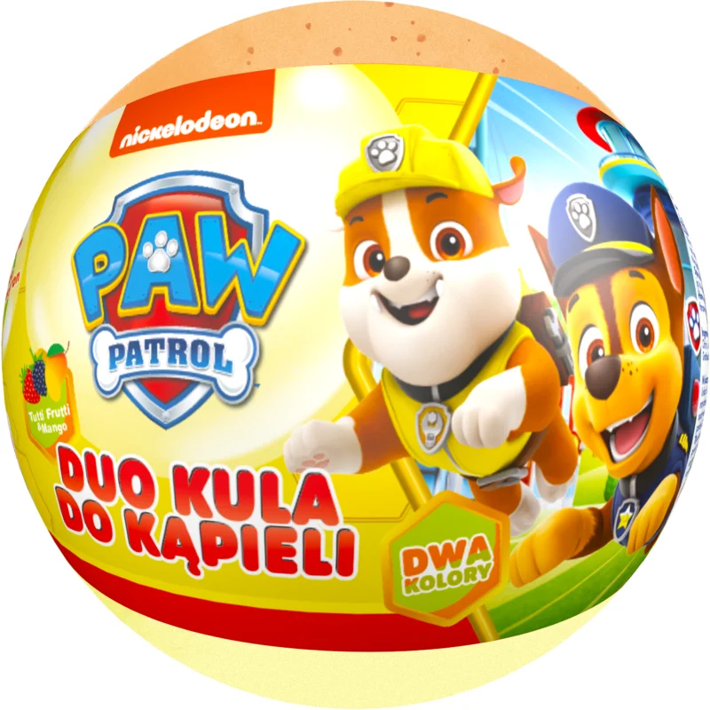 Nickelodeon Paw Patrol Bath Bomb Duo koupelová bomba Tutti Frutti & Mango 100 g - parfo.cz