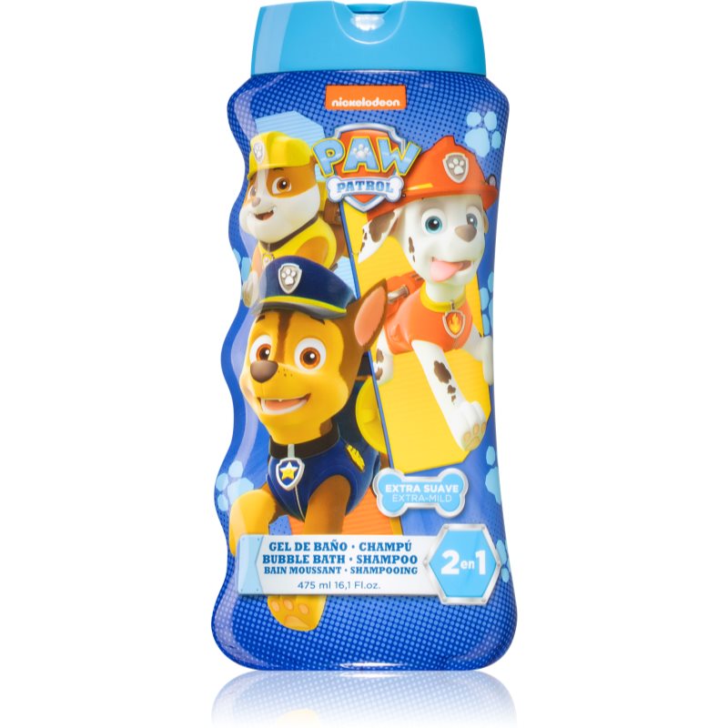 Nickelodeon Paw Patrol Bubble Bath and Shampoo sprchový a koupelový gel pro děti 475 ml - parfo.cz