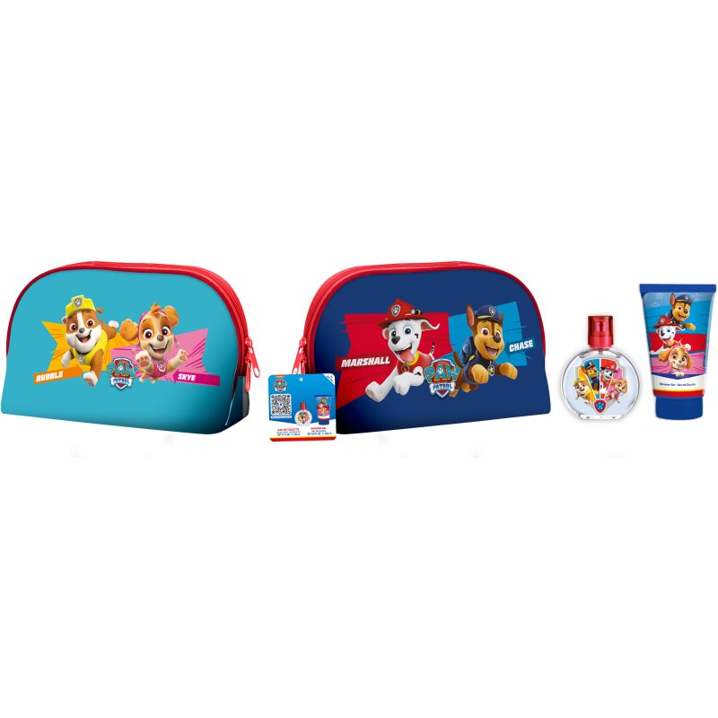 Nickelodeon Paw Patrol Toilet Bag dárková sada pro děti - parfo.cz