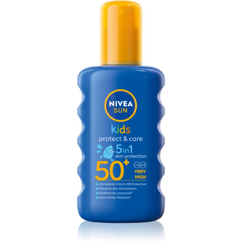 Nivea Sun Kids dětský barevný sprej na opalování SPF 50+ 200 ml - parfo.cz
