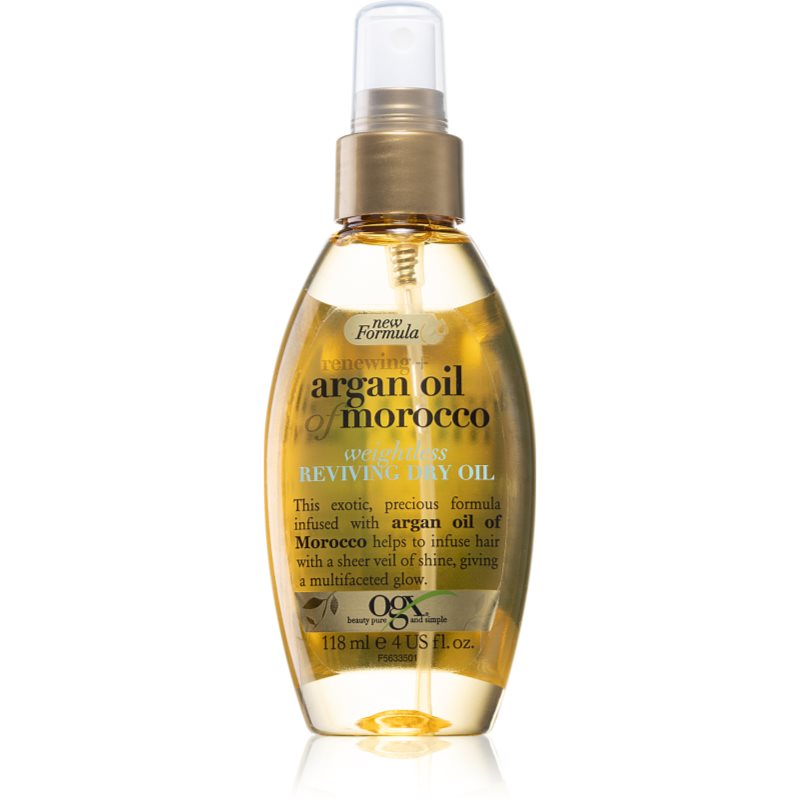OGX Argan Oil Of Morocco luxusní suchý olej na vlasy 118 ml - parfo.cz