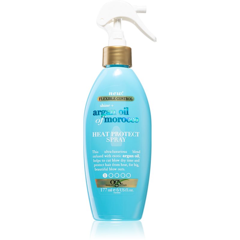 OGX Argan Oil Of Morocco ochranný sprej pro urychlení foukané 177 ml - parfo.cz