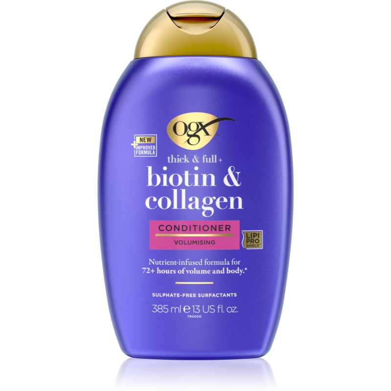OGX Biotin & Collagen zhušťující kondicionér pro objem vlasů 385 ml - parfo.cz