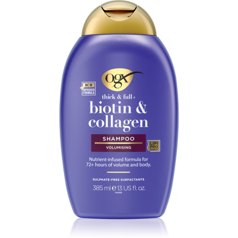 OGX Biotin & Collagen zhušťující šampon pro objem vlasů 385 ml - parfo.cz