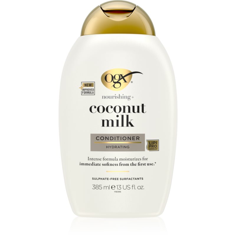 OGX Coconut Milk hydratační kondicionér s kokosovým olejem 385 ml - parfo.cz
