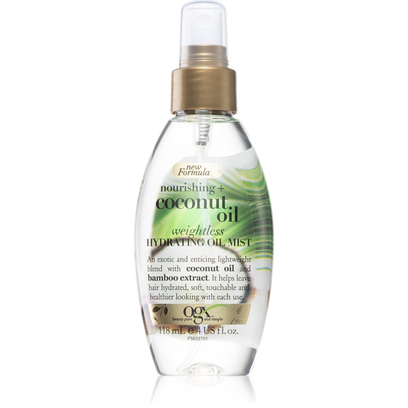 OGX Coconut Oil vyživující a hydratující olej na vlasy 118 ml - parfo.cz