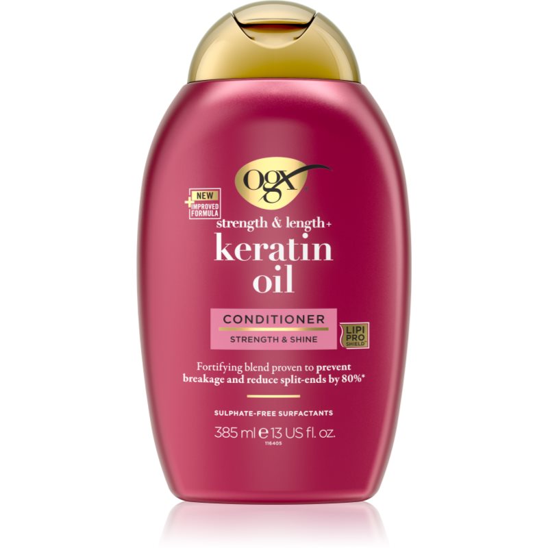 OGX Keratin Oil posilující kondicionér s keratinem a arganovým olejem 385 ml - parfo.cz