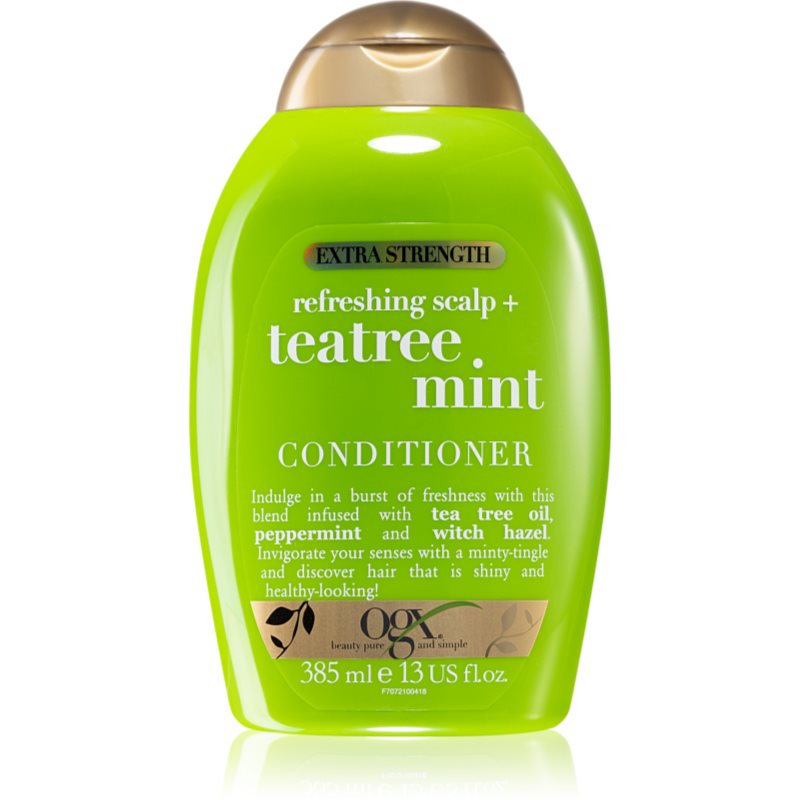 OGX Teatree Mint Extra Strenght osvěžující kondicionér 385 ml - parfo.cz