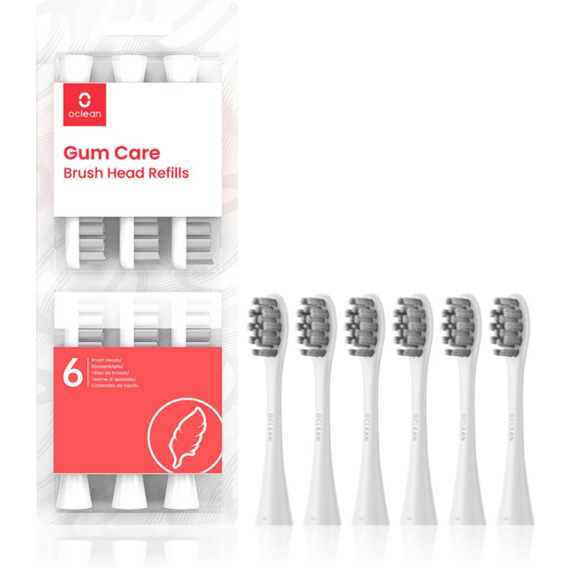 Oclean Brush Head Gum Care Extra Soft náhradní hlavice P1S12 6 ks - parfo.cz