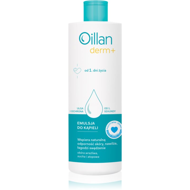 Oillan Derm+ Bath Emulsion emulze do koupele pro děti od narození 400 ml - parfo.cz