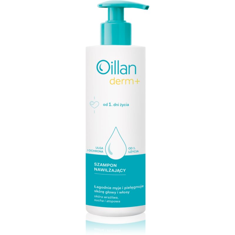 Oillan Derm+ Moisturizing Shampoo dermatologický šampon pro děti od narození 180 ml - parfo.cz