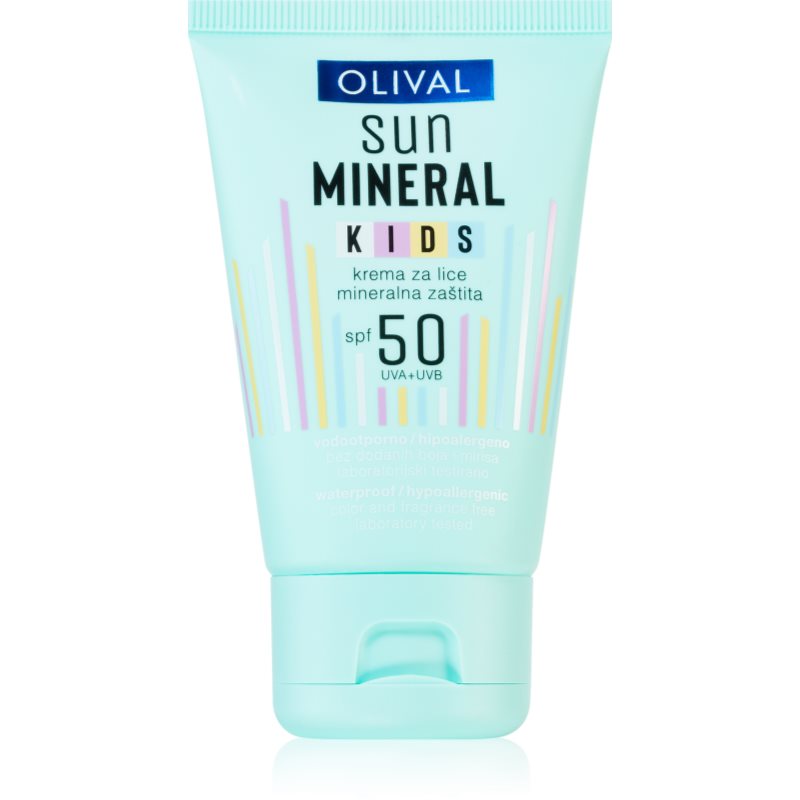 Olival Sun Mineral Kids dětský krém na opalování na obličej a tělo SPF 50 50 ml - parfo.cz