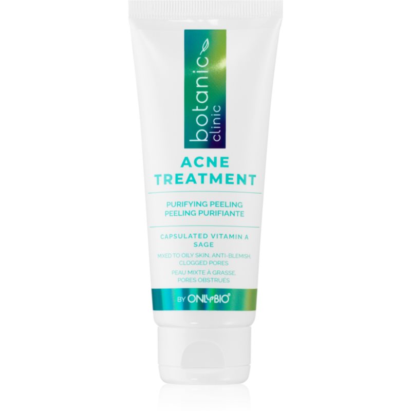OnlyBio Botanic Clinic Acne Treatment čisticí pleťový peeling 75 ml - parfo.cz