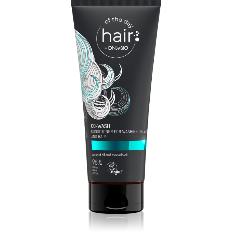 OnlyBio Hair Of The Day čisticí kondicionér pro nepoddajné vlnité a kudrnaté vlasy 200 ml - parfo.cz