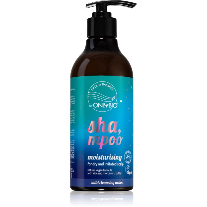 OnlyBio Hair in Balance jemný šampon pro suchou a citlivou pokožku hlavy 400 ml - parfo.cz