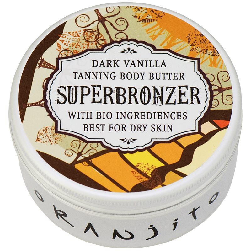 Oranjito Bio Dark Vanilla opalovací máslo do solária 100 g - parfo.cz