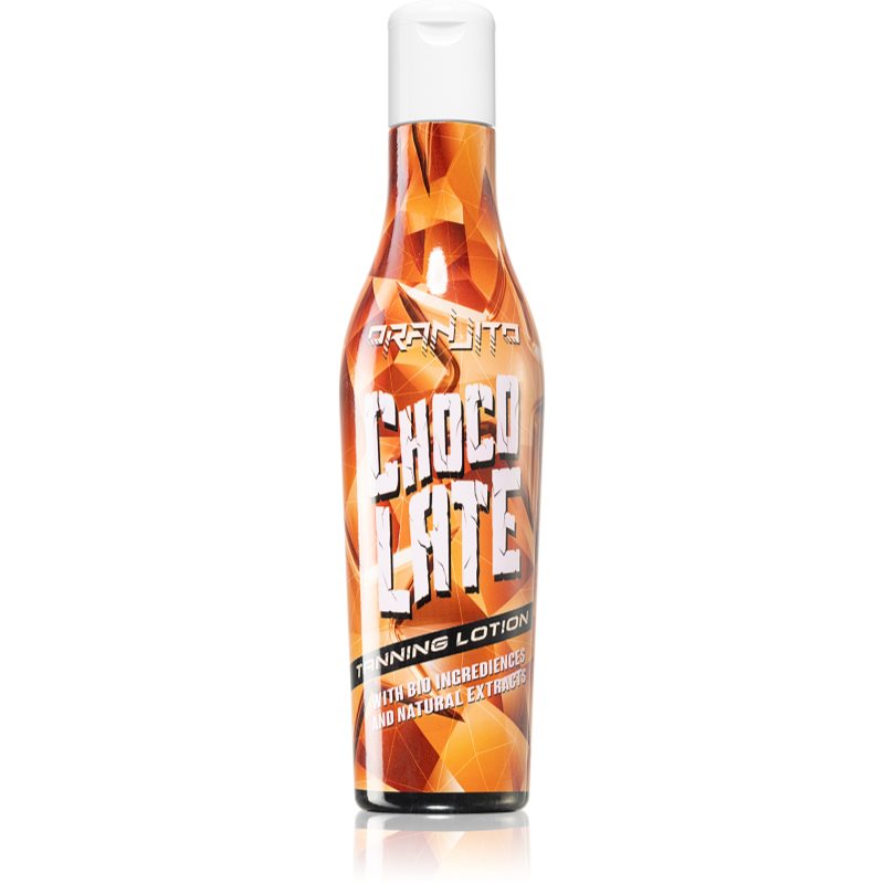 Oranjito Chocolate Bronze opalovací mléko do solária s biosložkami a urychlovačem opálení 200 ml - parfo.cz