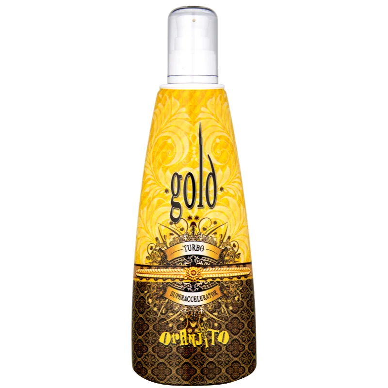 Oranjito Max. Effect Gold Turbo opalovací mléko do solária pro urychlení opalování 250 ml - parfo.cz
