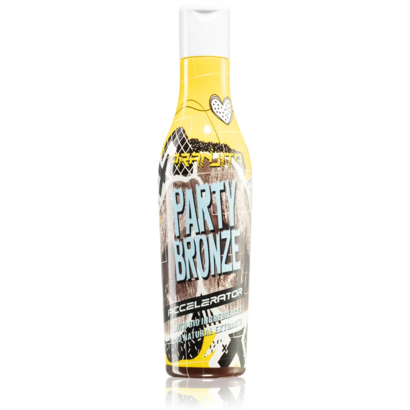 Oranjito Party Bronze Accelerator opalovací mléko do solária s biosložkami a urychlovačem opálení unisex 200 ml - parfo.cz