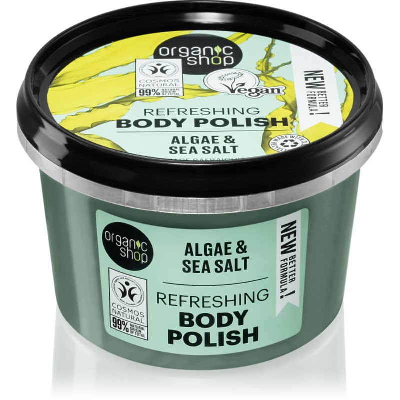 Organic Shop Algae & Sea Salt tělový peeling 250 ml - parfo.cz