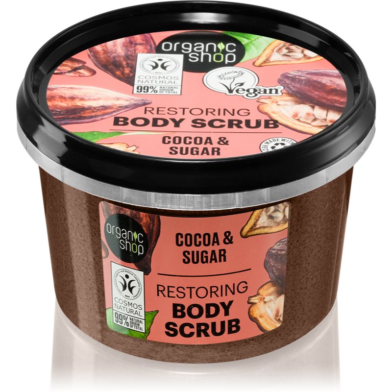 Organic Shop Body Scrub Cocoa & Sugar tělový peeling 250 ml - parfo.cz