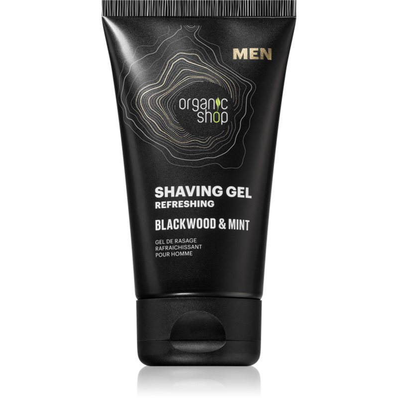 Organic Shop Men Blackwood & Mint gel na holení s osvěžujícím účinkem 150 ml - parfo.cz