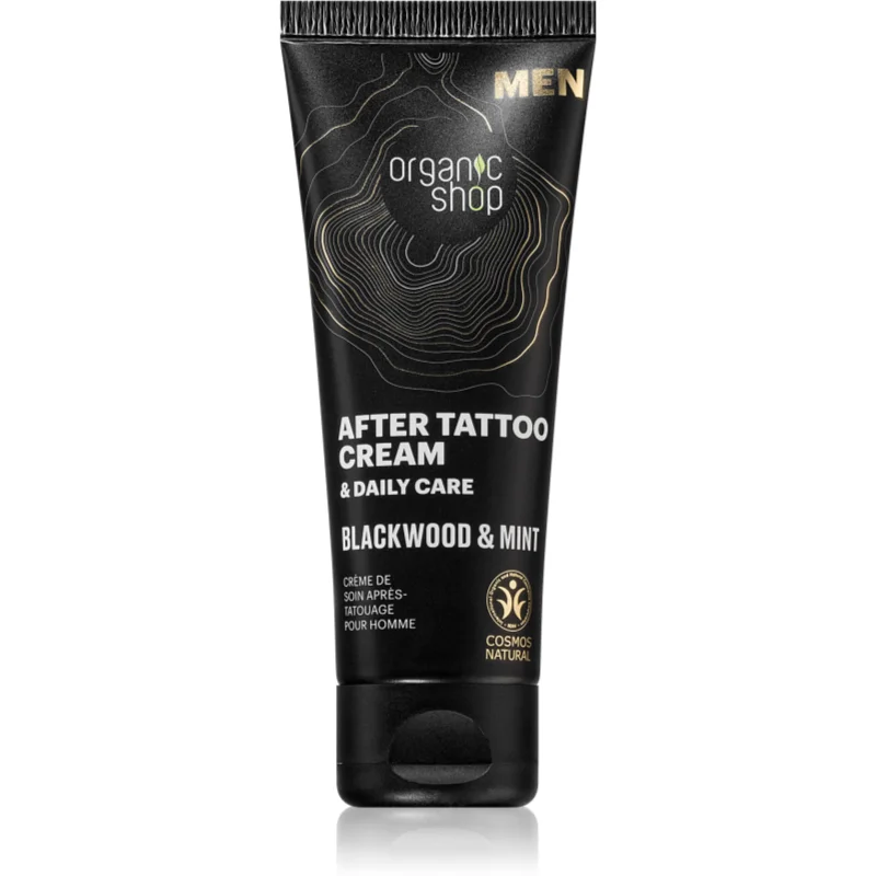 Organic Shop Men Blackwood & Mint pečující krém na tetování 75 ml - parfo.cz
