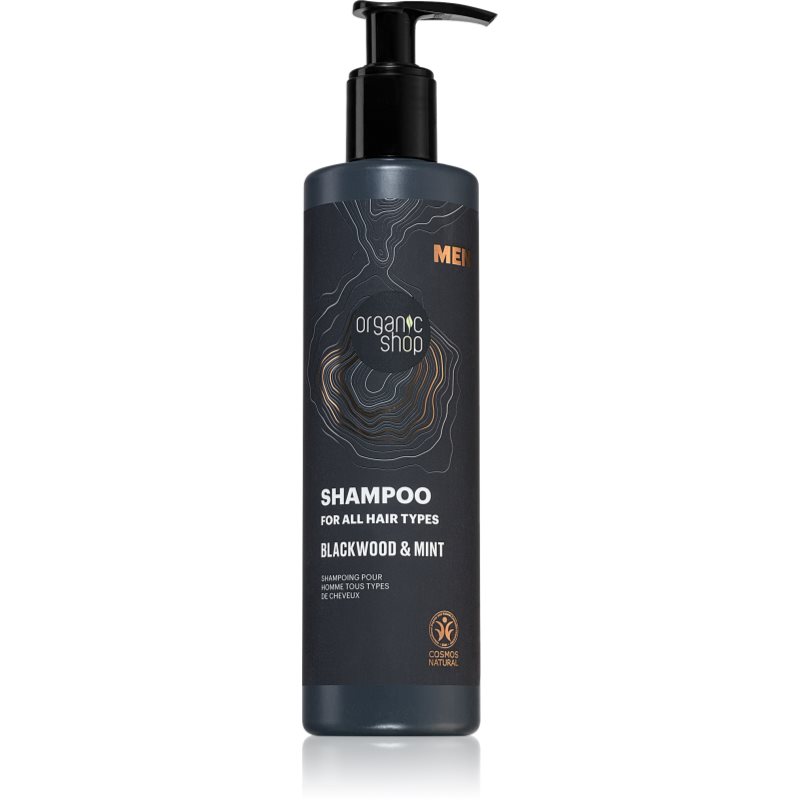 Organic Shop Men Blackwood & Mint šampon pro muže 280 ml - parfo.cz
