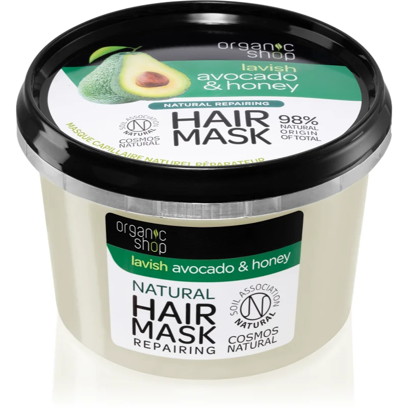 Organic Shop Natural Avocado & Honey regenerační maska na vlasy 250 ml - parfo.cz