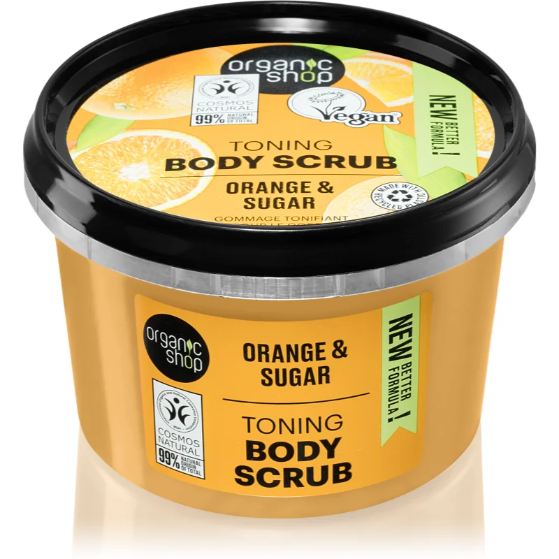 Organic Shop Orange & Sugar tonizační peeling na tělo 250 ml - parfo.cz