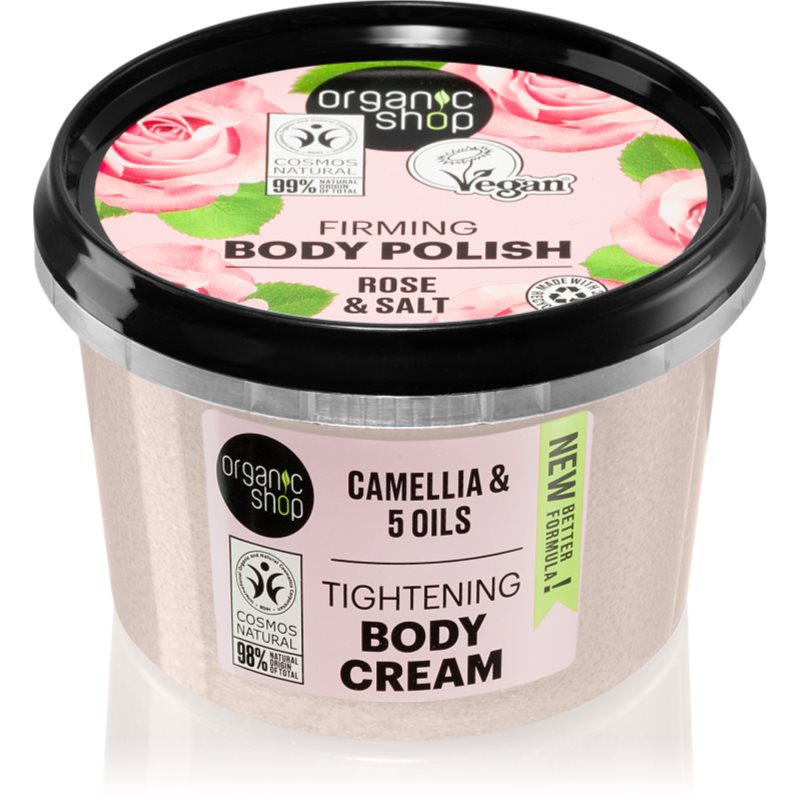 Organic Shop Organic Camellia & 5 Oils pečující tělový krém 250 ml - parfo.cz