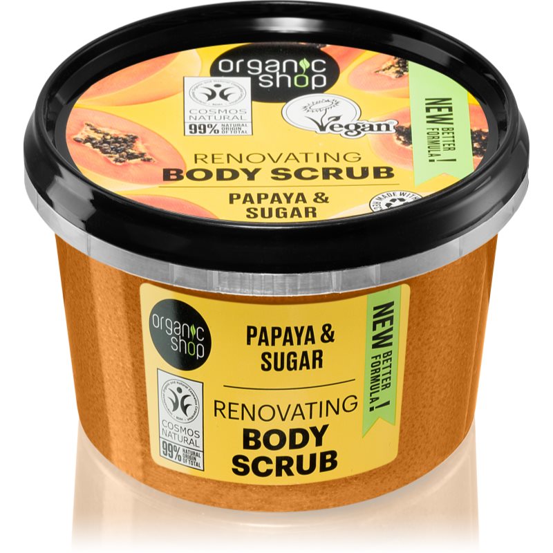 Organic Shop Organic Papaya & Sugar cukrový tělový peeling 250 ml - parfo.cz